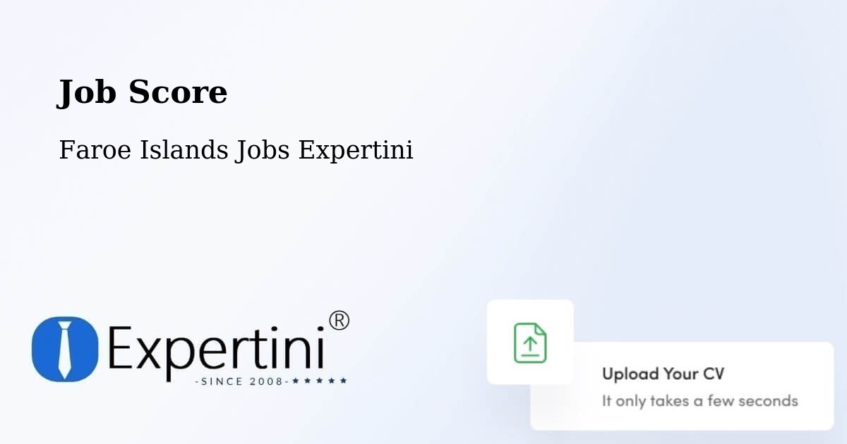 Job Score & Job Description Score Tool – Lambareiði - Faroe Islands Jobs Expertini